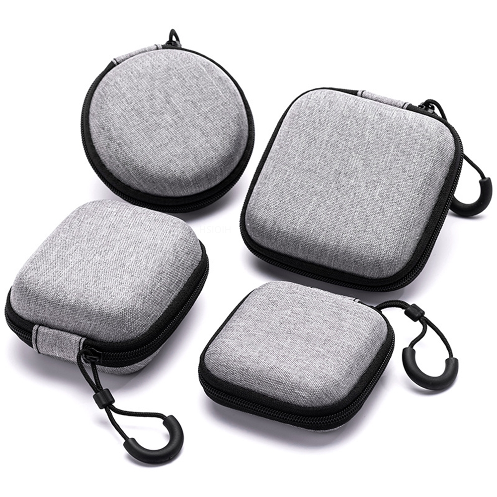 ポータブルデータケーブルオーガナイザーバッグ、EVA楕円形イ - Earbuds Charging Case のレビューと価格