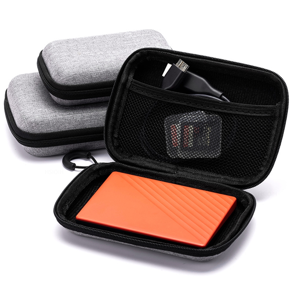 ポータブルデータケーブルオーガナイザーバッグ、EVA楕円形イ - Earbuds Charging Case のレビューと価格